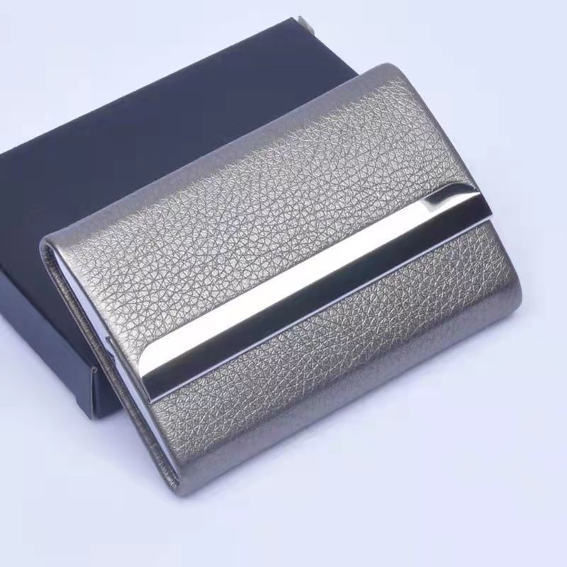 Bộ 7 Hộp Đựng Thuốc Lá Nắp Lật Nam Châm Bằng Thép Không Gỉ Siêu Mỏng Sáng Tạo Cao Cấp Cho Nam