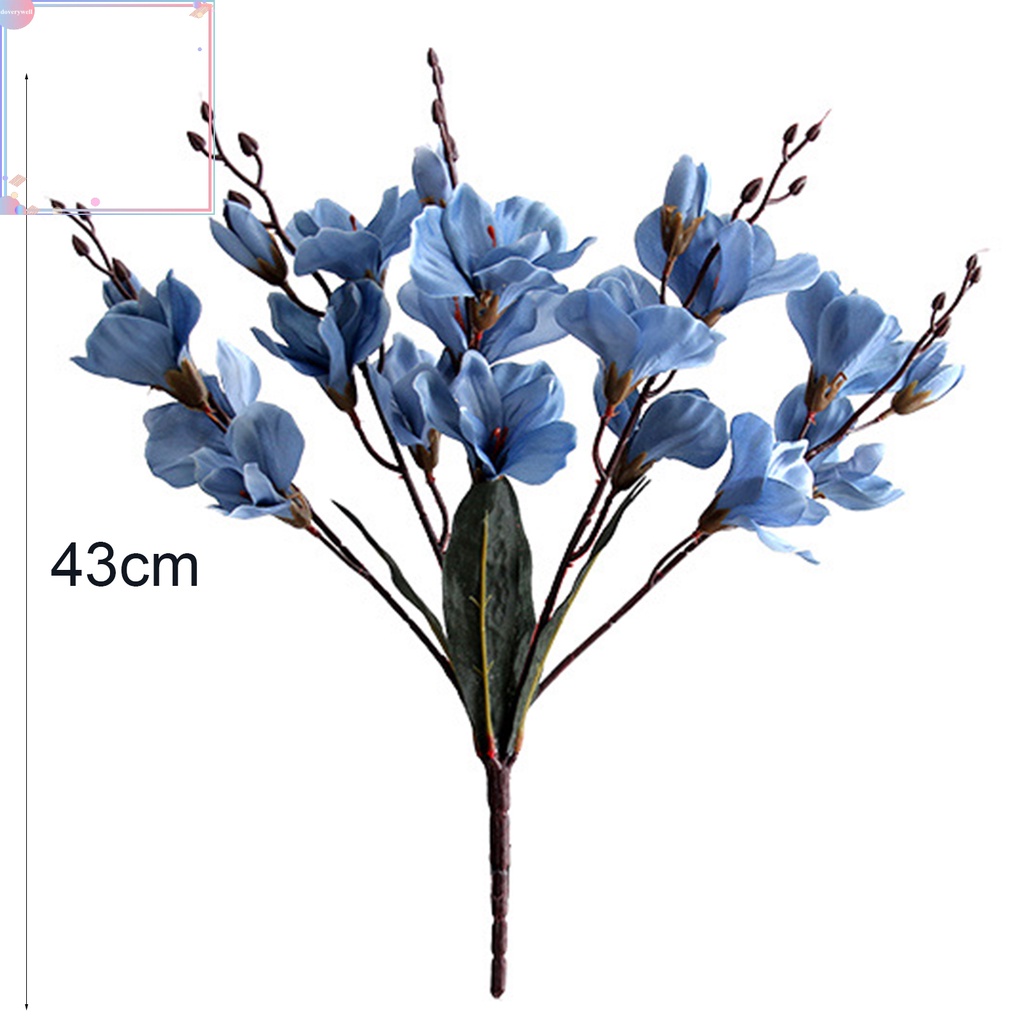 Bó hoa lụa giả trang trí đẹp mắt DIY