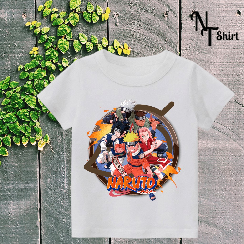 Áo thun bé trai và bé gái, Áo phông trẻ em in hình Uchiha itachi Naruto,Kakashi , Áo cotton xịn mặc mát thoải mái 02
