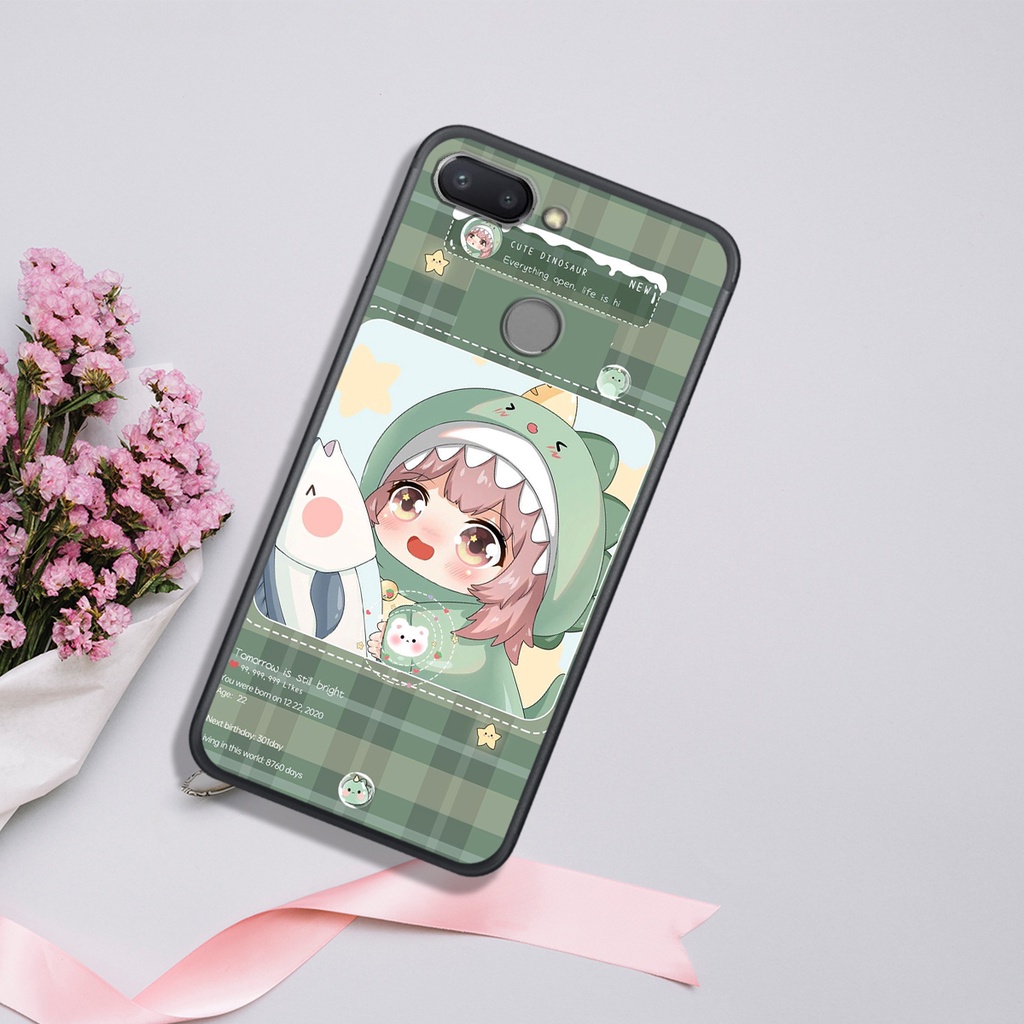 [HOT]ỐP XIAOMI REDMI 4A - 5A - REDMI 6 - 6A - MI 8 LITE  , IN HÌNH KHỦNG LONG CHIBI SIÊU DỄ THƯƠNG.