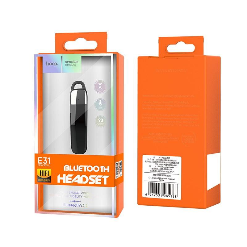 Tai nghe Blutooth không dây Wireless V4.2 WT Hoco E31 - 55mAh