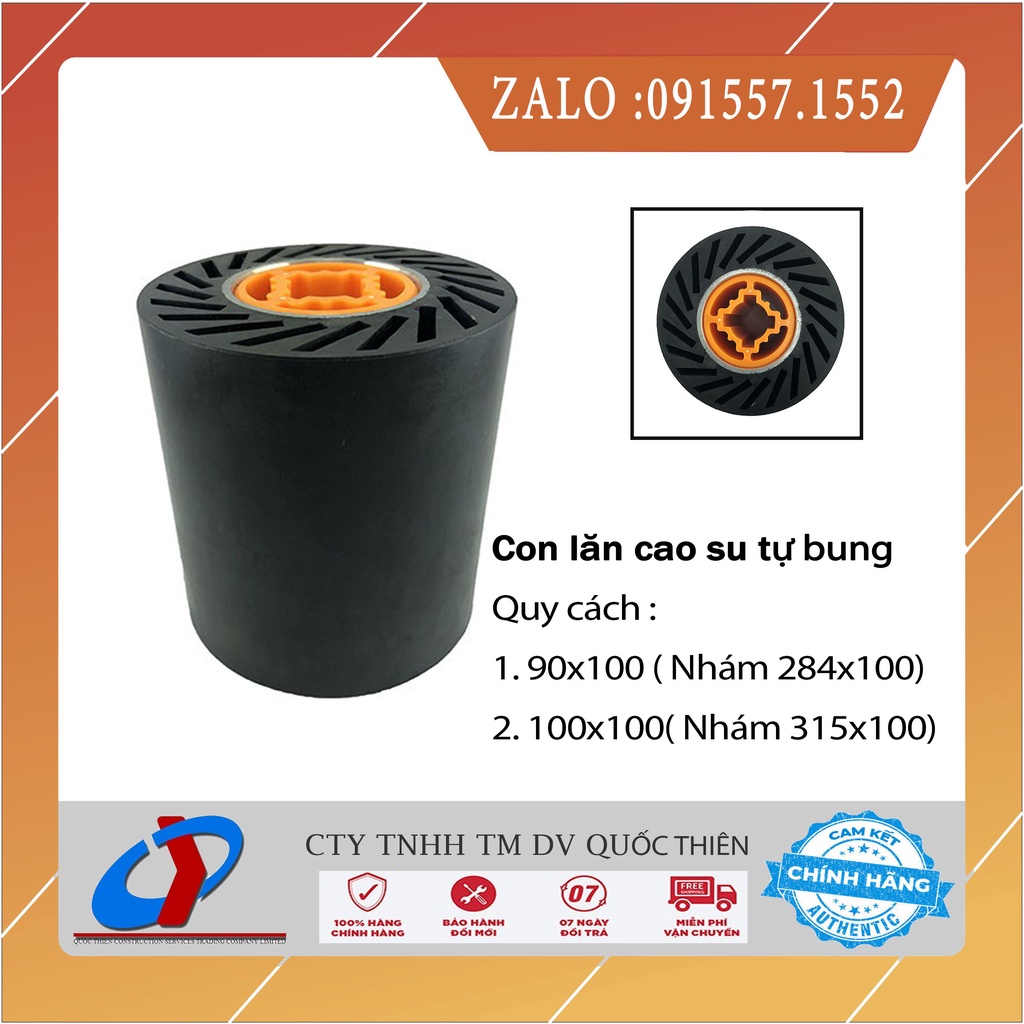 Con lăn cao su tự bung