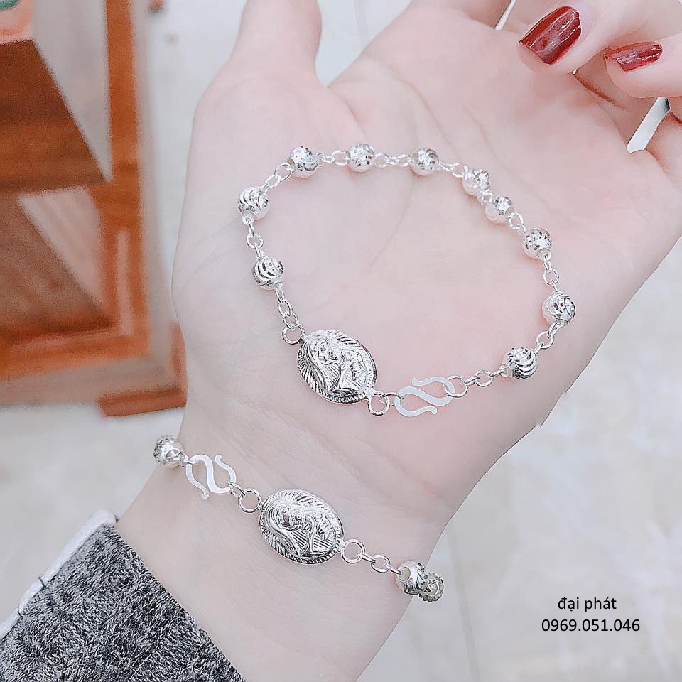 lắc tay thánh giá , lắc tay đức mẹ , bạc chuẩn 925 , sáng đẹp - vàng bạc đại phát