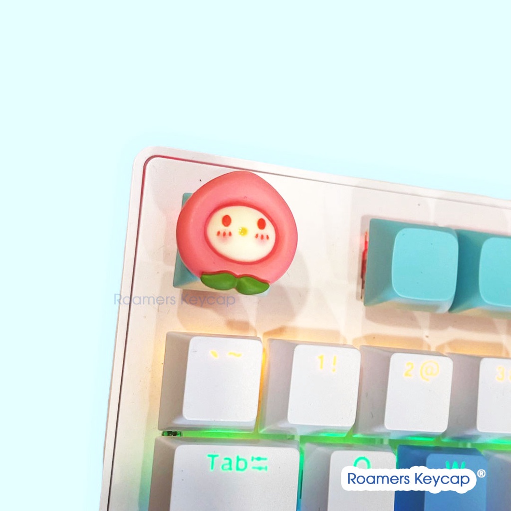 Keycap Cute Bé Bò, Bé Đào, Bé Cheese ,.. Bé Hoa Quả R4 PBT