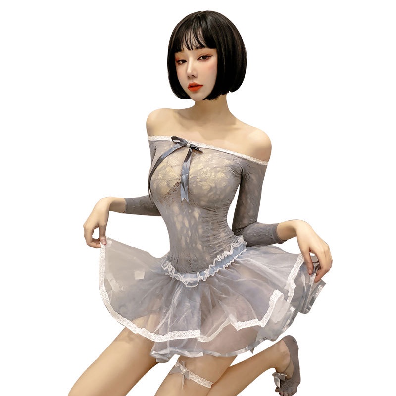Váy Ngủ Ren Xuyên Thấu Sexy Gợi Cảm MS8051 [CWEAR.SEXY_ĐỒ NGỦ &amp; NỘI Y CAO CẤP]
