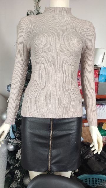 Áo len mùa thu cổ 3p giữ ấm cơ thể chất len mềm mịn ko bai xù cực đẹp xinh sang | BigBuy360 - bigbuy360.vn