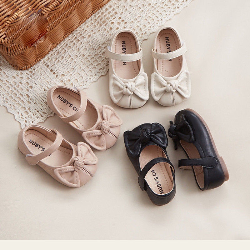 Mềm Giày Búp Bê Da Phong Cách Công Chúa Xinh Xắn Dành Cho Bé Gái 1-2 Tuổi
