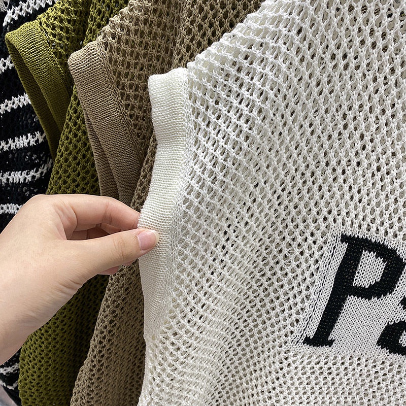 Áo Dệt Kim Sát Nách Dáng Rộng Thời Trang Mùa Hè Cho Nữ