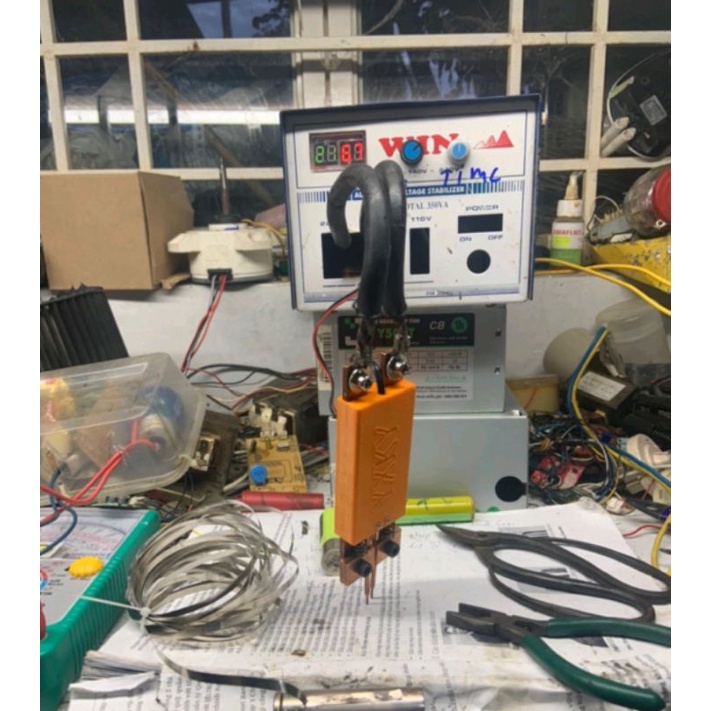 Tay hàn cell pin, tay hàn cân lực kết nối với các loại máy hàn