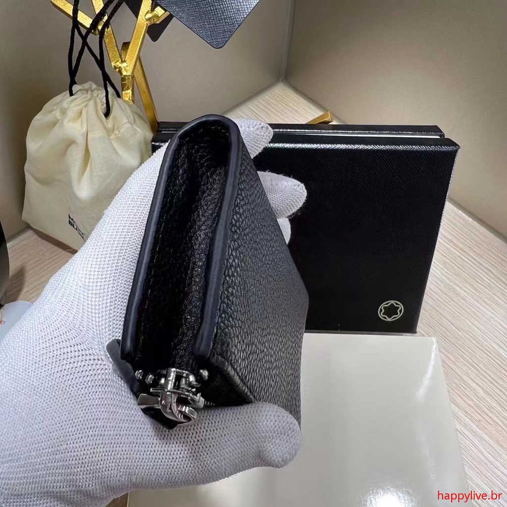 MONTBLANC Ví Da Bò Mềm Đựng Chìa Khóa / Tiền Xu / Thẻ Phong Cách Mới 2022 Cho Nam126262