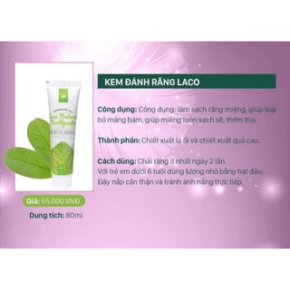 Kem Đánh Răng Thảo Dược LACO