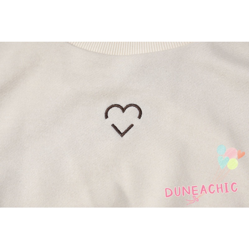 DUNEA Bộ Áo Sweater Dài Tay Dáng Rộng + Chân Váy Ôm 2 Mảnh Xinh Xắn Dành Cho Nữ