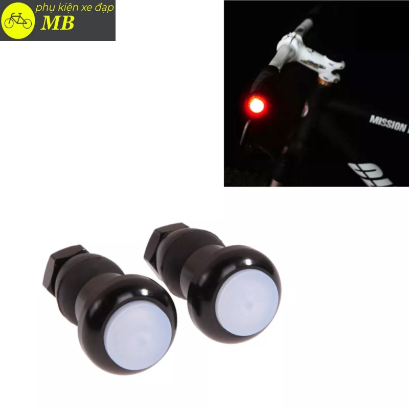 Cặp đèn nháy cảnh báo gắn tay nắm xe đạp thể thao xinnhan cao cấp