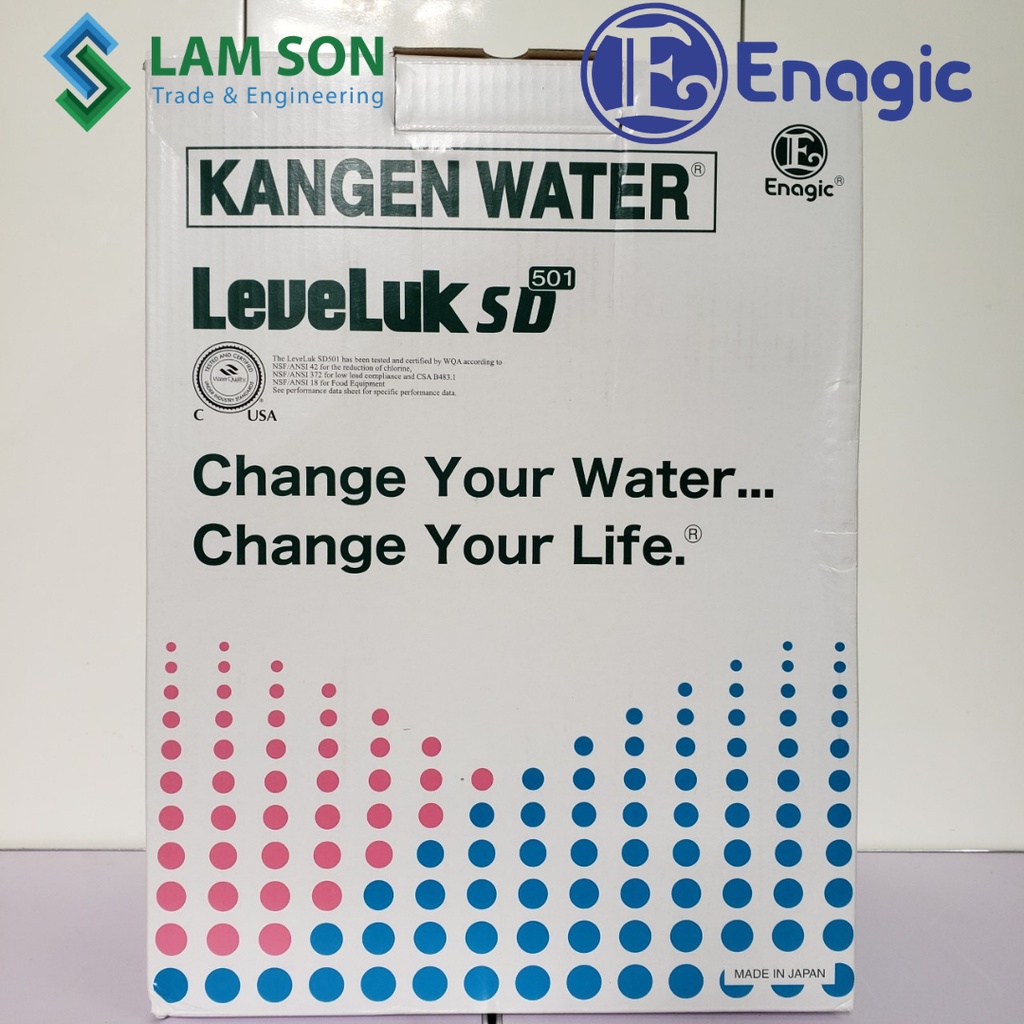 Máy lọc nước ion kiềm LeveLuk SD501 Nhập khẩu Enagic Nhật Bản