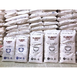Bỉm Yubest Angel dán S90/M84/L78, quần M85/L78/XL72/XXL66/XXXL66 - Đọc lưu ý phần mô tả