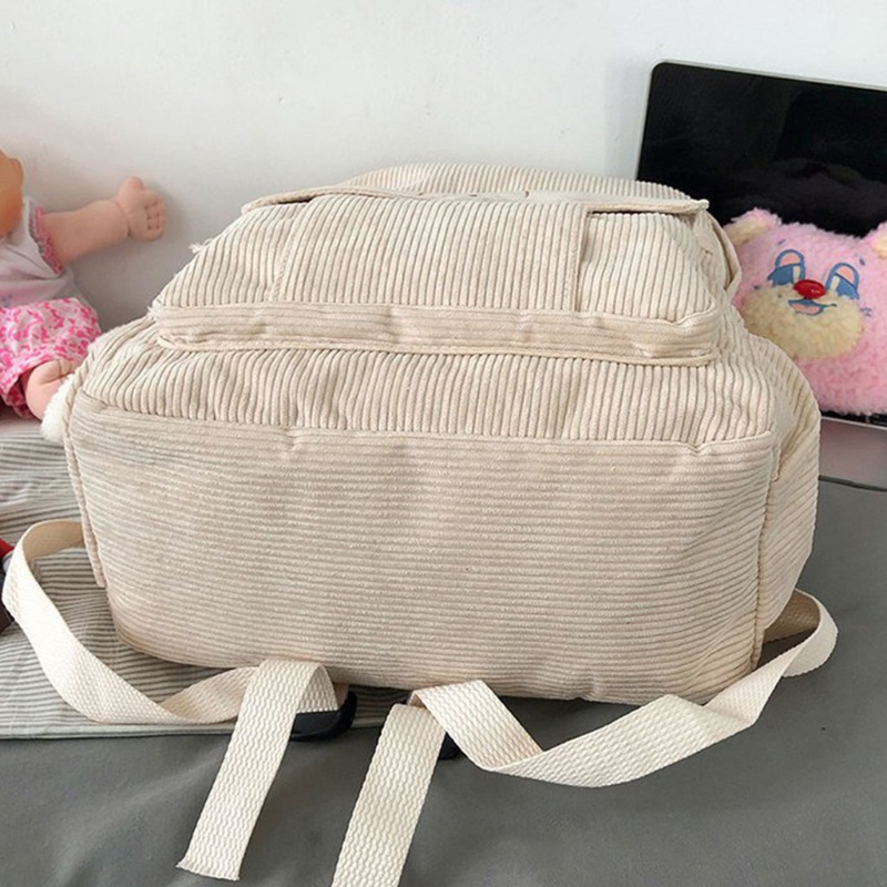 Ba Lô Đi Học / Du Lịch Màu Trơn Dễ Thương Cho Nữ