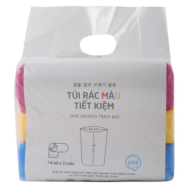 (HOT) Túi Đựng Rác Màu Choice L 1KG (64 x 78cm)