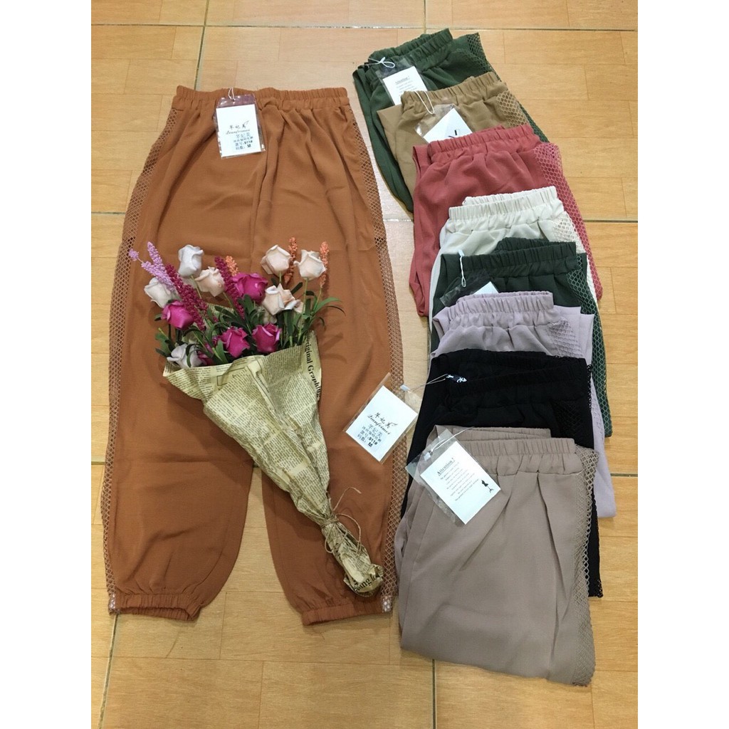 Quần Đũi Pha Lưới Hàng Quảng Châu Loại 1 Nhiều Màu_Xưởng May Quang Anh