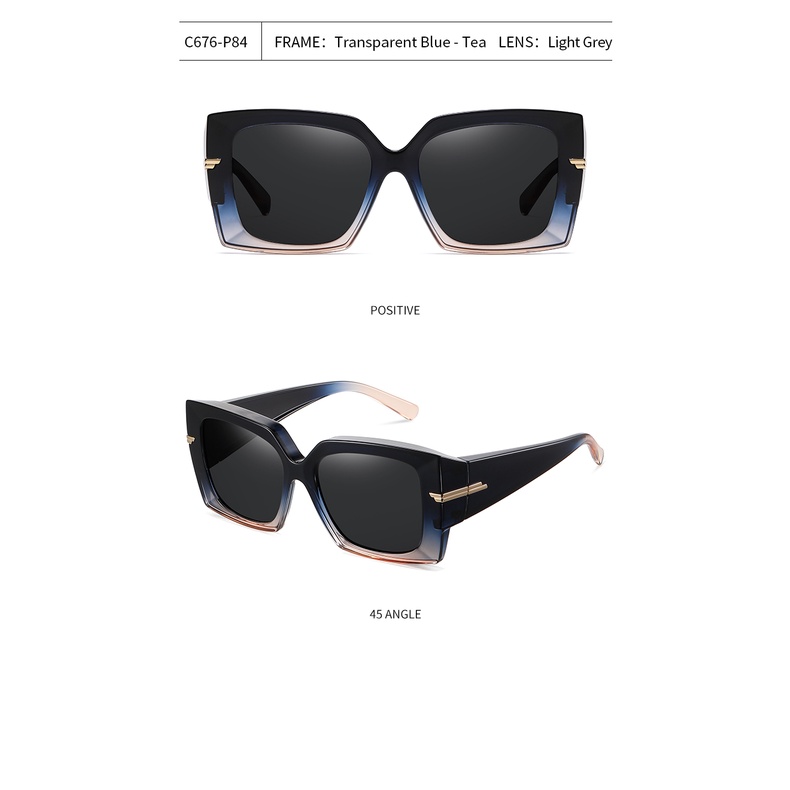 ZEliN Kính mát Zelin  thiết kế gọng lớn thời trang có phân cực TR7519