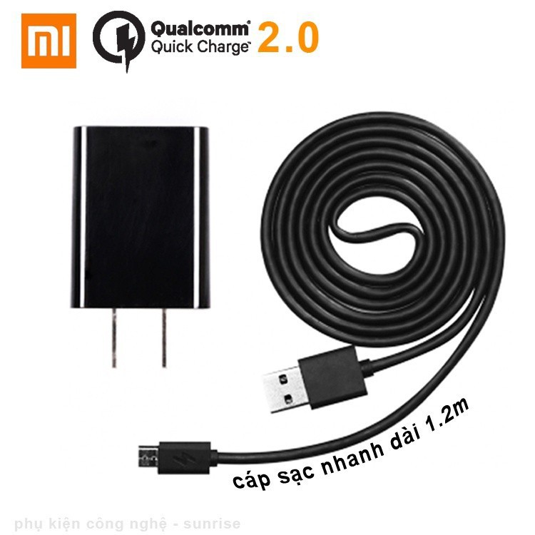 Bộ sạc Quick Charge 2.0 cho điện thoại Xiaomi Mi MDY03EB - Phụ Kiện Chi Hà
