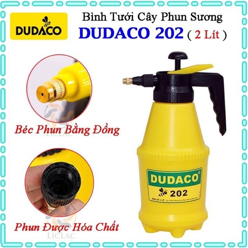 Bình tưới cây phun sương DUDACO - HELLO SPRING 2 lít