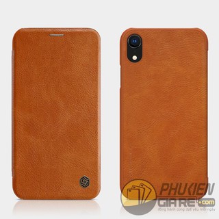 Bao da Nillkin Qin cho IPhone XR 6.1 chính hãng có ngăn để thẻ