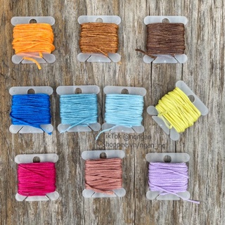 Combo chỉ sáp 1.2mm 10 màu (mỗi màu 3m)