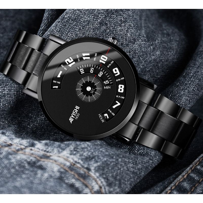 Hàng Độc Lạ | ĐỒNG HỒ NAM AIYISHI 1633 KIM DỌC độc đáo - Chạy trục số không kim Chính Hãng F128 -D5- | BigBuy360 - bigbuy360.vn