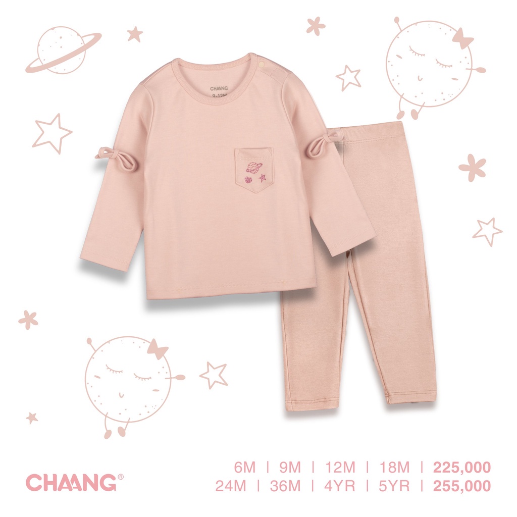 Chaang Bộ dài tay nơ Cosmos AW2022D12
