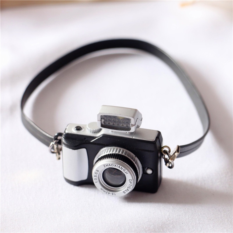 Máy Ảnh Mini Tỉ Lệ 1: 12 Dùng Trang Trí Nhà Búp Bê