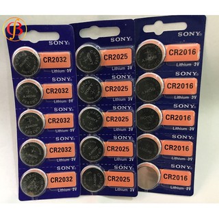 Pin CR2025 Sony Lithium 3V (Vỉ 1 viên)