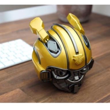 Loa Bluetooth Decor Siêu Bass Bumblebee Transformer, Mắt Có Đèn Led Xanh, Thiết Kế Độc, Âm Thanh Hay