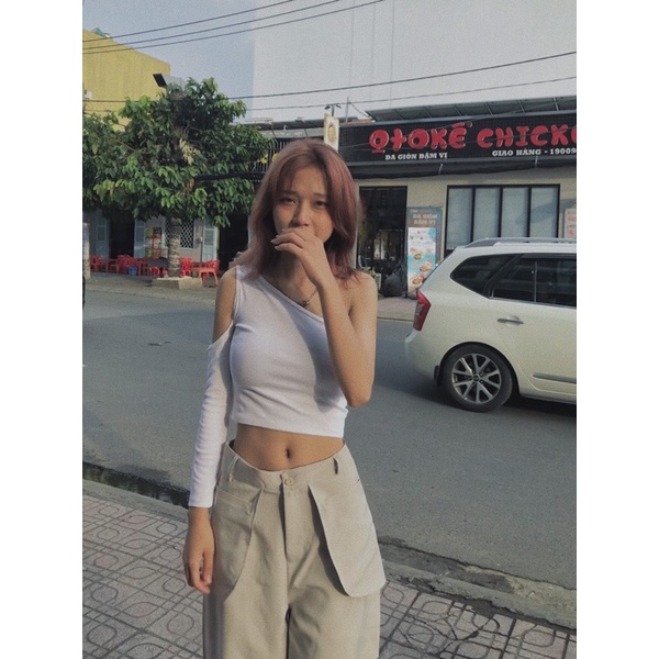 |HÌNH THẬT ĐỘC QUYỀN CUBEDLEMON| Quần ống rộng 2 túi nổi phía trước