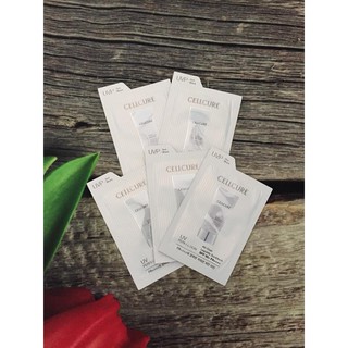 10 Sample Kem chống nắng trắng da Cellcure