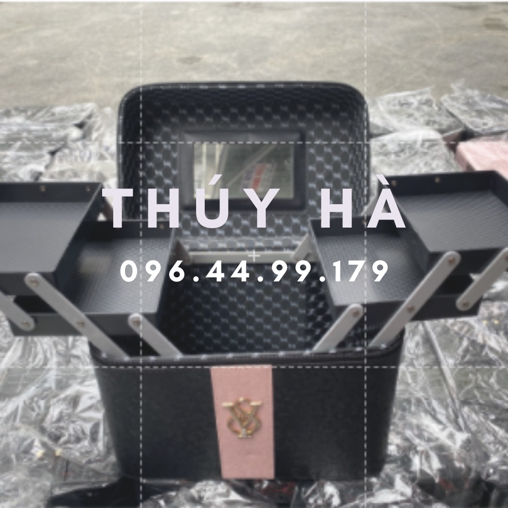 Cốp đựng đồ trang điểm, nối mi, nail, phun săm_dụng cụ mi_keo nối mi_uốn mi_mi khay_mi fan_THÚY HÀ