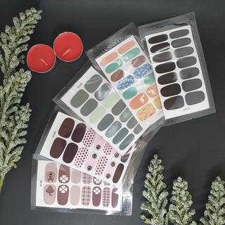 Set 14 nhãn dán móng, sticker dán móng nghệ thuật mẫu mới 💖💖💖