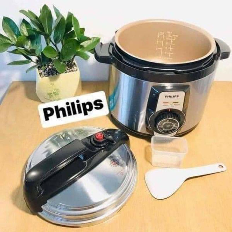 Nồi Áp Suất Điện Philips Dung Tích 5 lít HD2103 (hàng chính hãng)