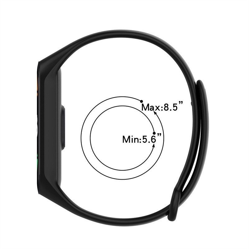 Dây Đeo Thay Thế Chất Liệu Silicon Màu Trơn Cho Xiaomi Smart Band 7 / mi Band 7 miband7 mi band7