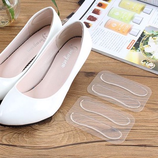 Miếng dán gót giày dẻo chống trầy chân silicon trong suốt vỏ hồng