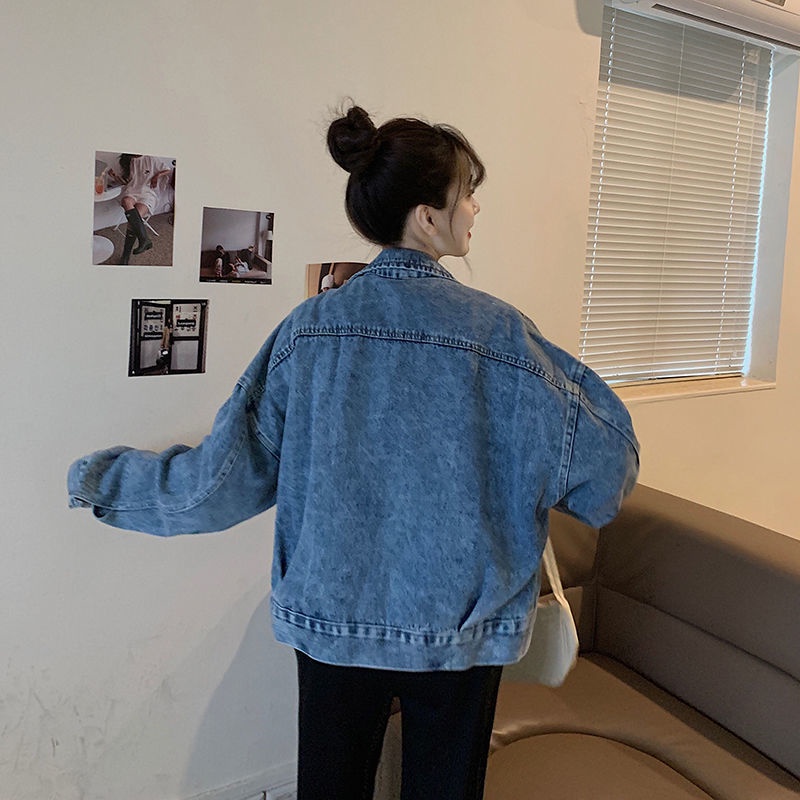 Áo Khoác Jean Lửng Thời Trang Dành Cho Nữ