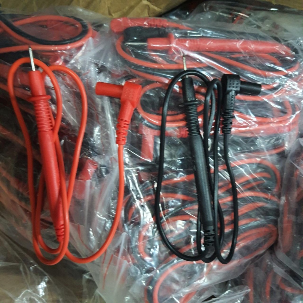 Bộ 2 que đo đồng hồ vạn năng 1000V 10A CAT III dây đồng lõi to dài 91cm dây đo đồng hồ vom dây đo điện