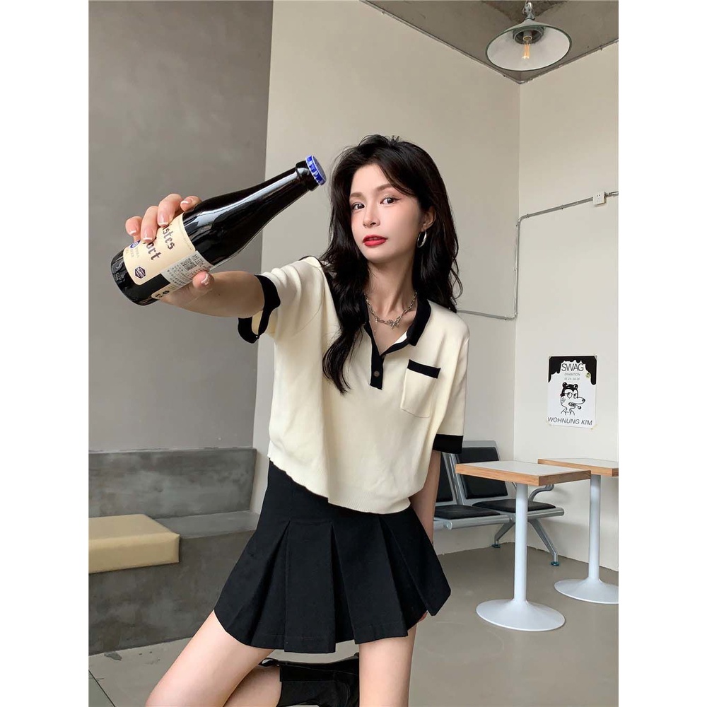 Set Áo Váy Xếp Ly Thời Trang Hè Xinh Xắn Cho Nữ