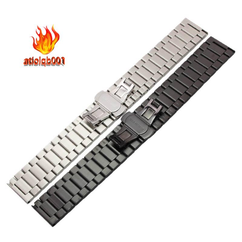 Dây đeo inox màu đen cho đồng hồ thông minh Huawei GT2 Pro GT2 46mm