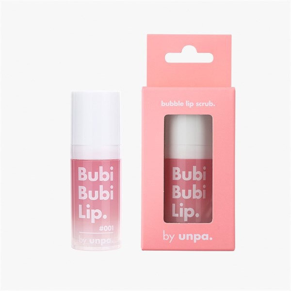 Gel sủi cực lành tính, làm bong tróc da chết, siêu mềm môi Unpa Bubi Bubi Bubble Lip Scrub