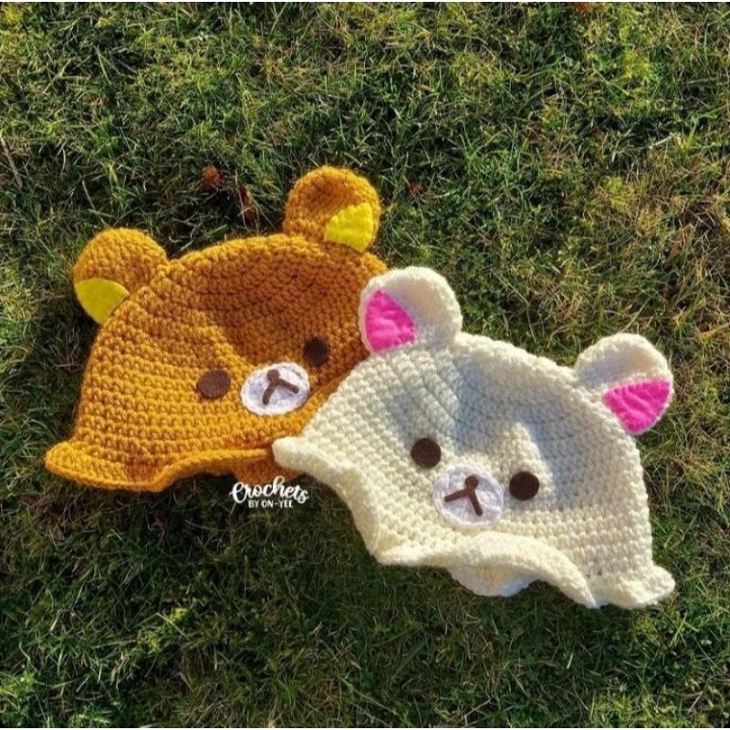 mũ móc len cho người lớn handmade