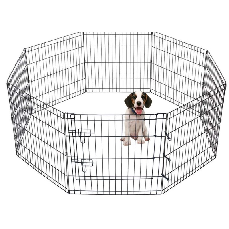 Quây sắt cho chó mèo, Chuồng quây chó mèo 8 tấm 60cm x 60cm