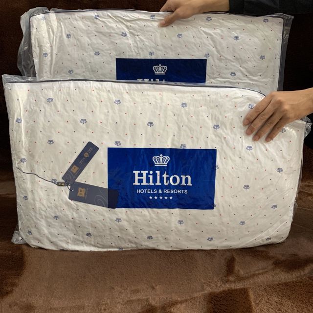 Ruột gối, 2 ruột gối nằm, gối hilton kích thước 45x65cm