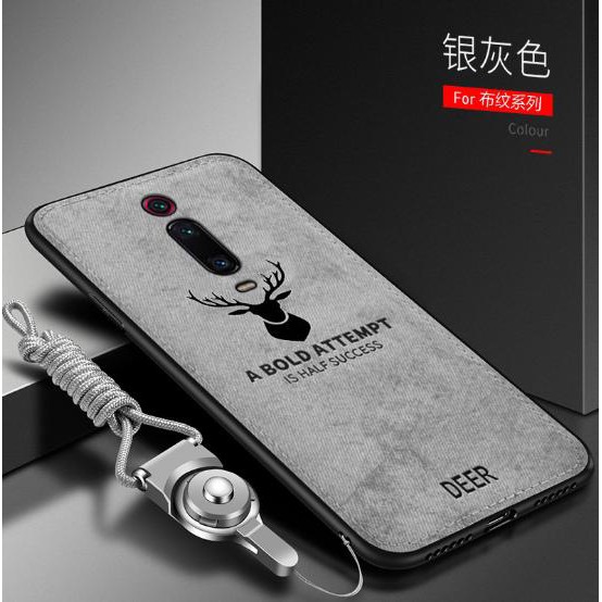 Ốp lưng Vải jean Họa tiết Deer cho Xiaomi mi 10t pro / poco x3 nfc x3 pro / Redmi k30 / k30 pro / K40 K40 pro