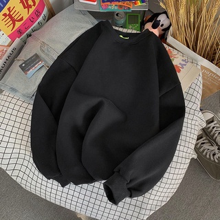 [Rẻ Vô Địch] ÁO SWEATER Basic Trơn Chất Nỉ Bông Thu Đông Dài Tay