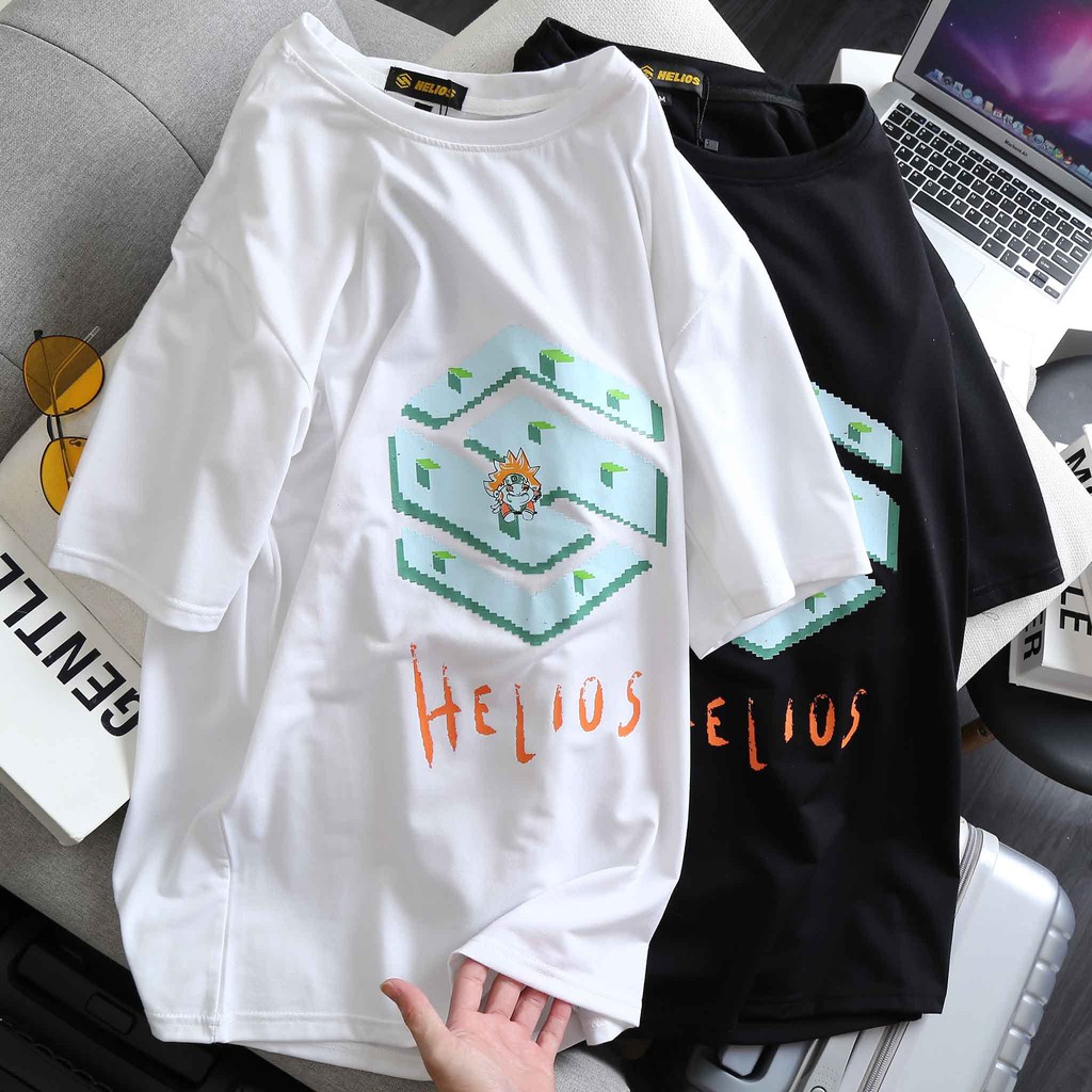 [Freeship + Giảm giá] Áo thun form rộng tay lỡ Unisex nam nữ Hình in độc quyền